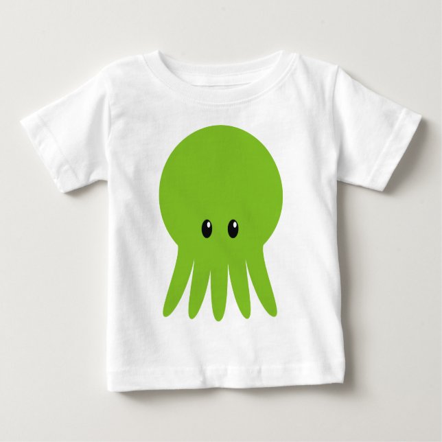 T-shirt Pour Bébé Cute Cthulhu (Devant)