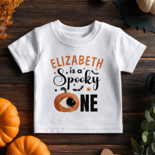 T-shirt Pour Bébé Cute Cyclop Citrouille Halloween Éffrayant Un Nom
