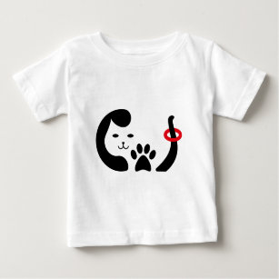 T-shirt Pour Bébé Cute drôle chat Meow