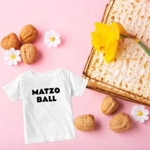 T-shirt Pour Bébé Cute drôle Pesach Passover Matzo Ball