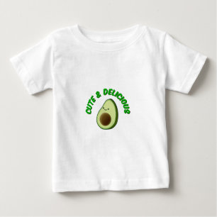 T-shirt Pour Bébé Cute Et Délicieux Avocado