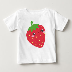 T-shirt Pour Bébé Cute fraise Chibi