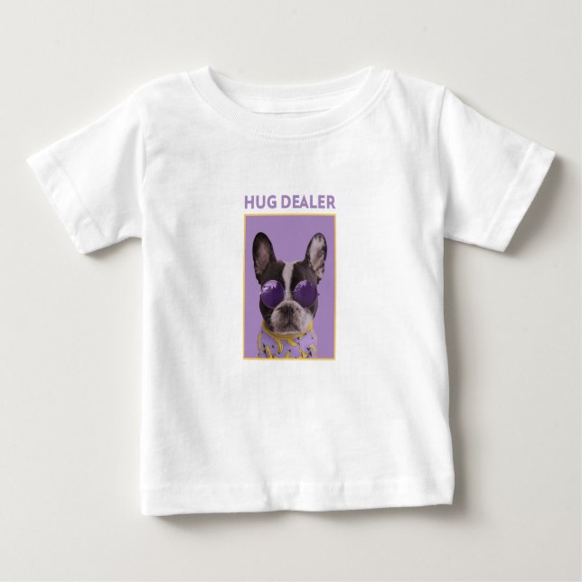 T-shirt Pour Bébé cute french bulldog dog lover gift dog mom (Devant)