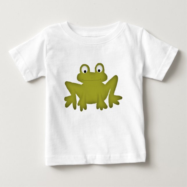 T-shirt Pour Bébé Cute Frog Baby Romper (Devant)