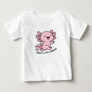 T-shirt Pour Bébé Cute Funny Axolotl Kids Apparel, Alotl Energy