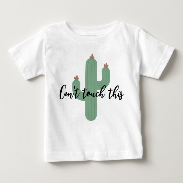T-shirt Pour Bébé Cute Funny Cactus Baby Kids Shirt (Devant)