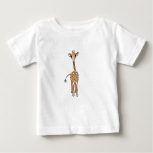 T-shirt Pour Bébé Cute Giraffe drawing, safari animals