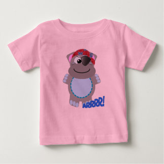 T-shirt Pour Bébé Cute Goofkins hippo pirate