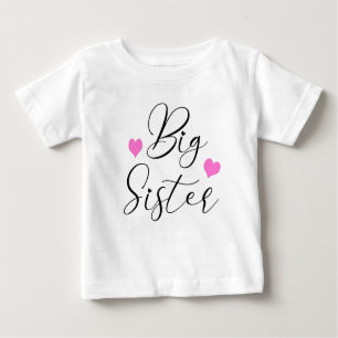 T-shirt Pour Bébé Cute Grande Soeur