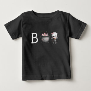 T-shirt Pour Bébé Cute Halloween Boo