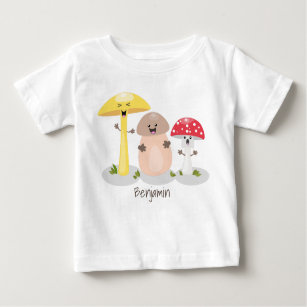 T-shirt Pour Bébé Cute kawaii champignon champignon toadstool