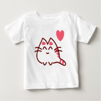 Cute Kawaii Chat et Coeur