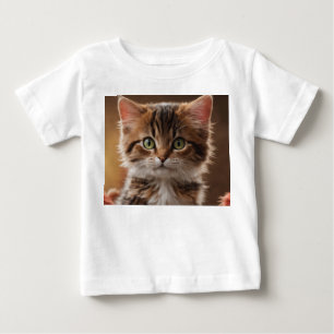 T-shirt Pour Bébé Cute Kitten