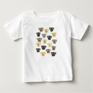 T-shirt Pour Bébé Cute Labrador Retriever Chien
