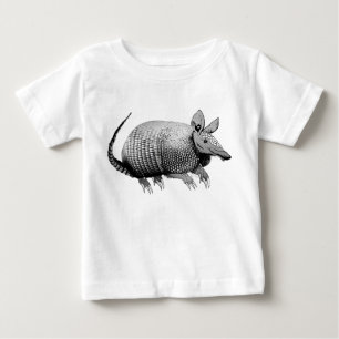 T-shirt Pour Bébé Cute Little Armadillo du Texas - Glaze