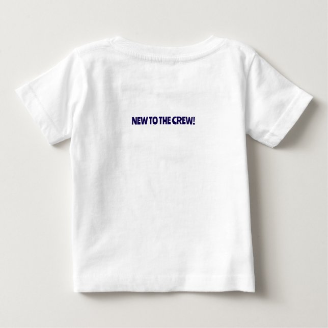 T-shirt Pour Bébé Cute Monkey thème Baby shower garçon (Dos)