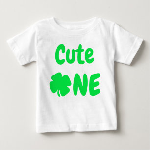 T-shirt Pour Bébé Cute One St Patrick's Day 1er anniversaire