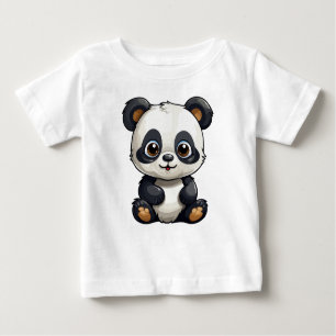T-shirt Pour Bébé Cute panda