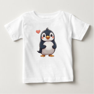 T-shirt Pour Bébé Cute Penguin