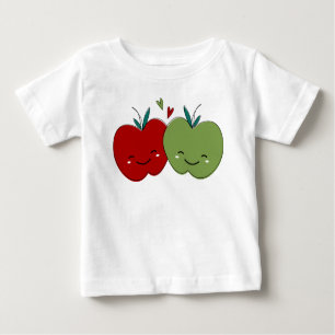 T-shirt Pour Bébé Cute pomme