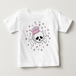 T-shirt Pour Bébé Cute Princess Skull