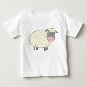 T-shirt Pour Bébé Cute Sheep