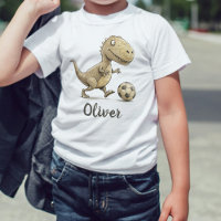 Cute Tiny Trex Jouant au Football