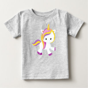 T-shirt Pour Bébé Cute Unicorn, Magic Unicorn, Kawaii Unicorn