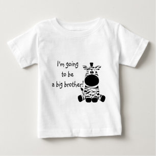 T-shirt Pour Bébé Cute Zebra Big Brother T Shirt