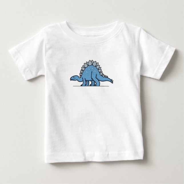 T-shirt Pour Bébé CuteForKids - Stegosaurus (Devant)