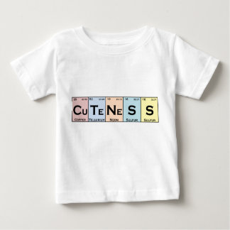 T-shirt Pour Bébé CuTeNeSS éléments périodiques pour bébé