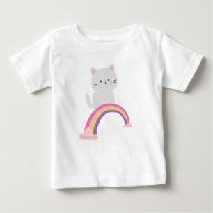 T-shirt Pour Bébé Cutie Kitten Chat