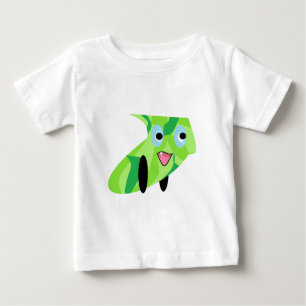 T-shirt Pour Bébé Cutit Kids Art Design Jote Chien Chiot Vert