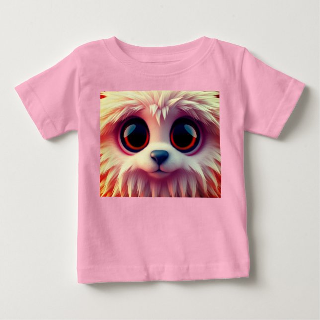 T-shirt Pour Bébé Cuty Flamme Rouge (Devant)