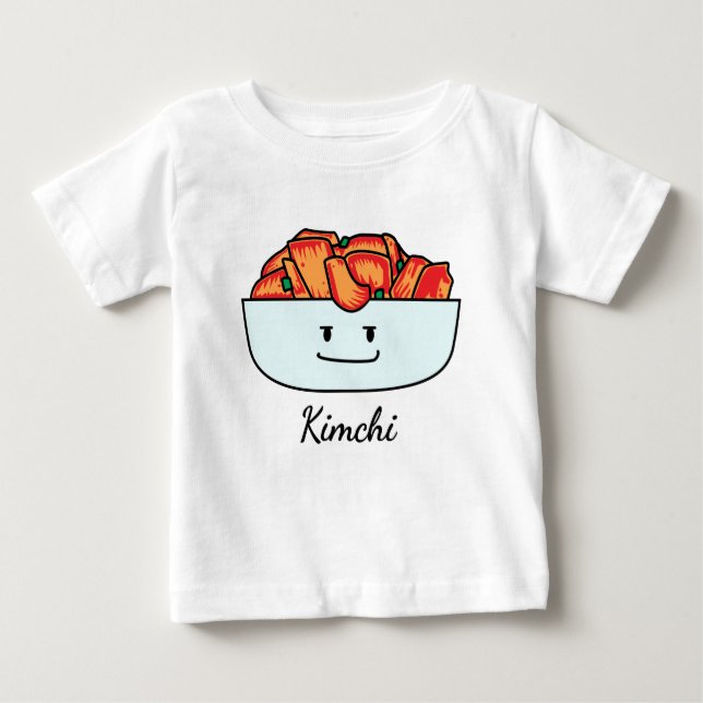 T-shirt Pour Bébé Cuvette heureuse de Kimchi Kimchee - conceptions (Devant)