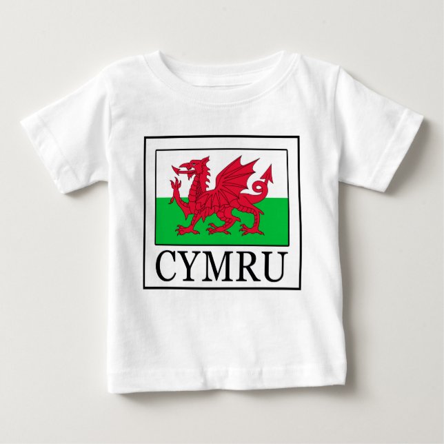 T-shirt Pour Bébé Cymru (Devant)