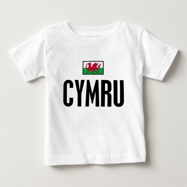 T-shirt Pour Bébé Cymru (Devant)