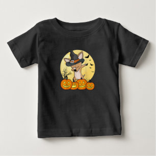 T-shirt Pour Bébé Dabbing Chihuahua Dab Danse Drôle Chien drôle Hall