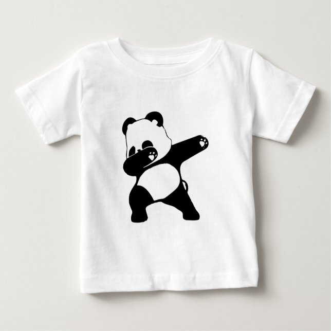 T-shirt Pour Bébé Dabbing Panda (Devant)