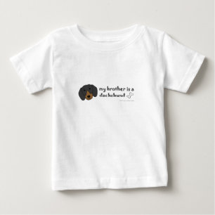 T-shirt Pour Bébé dachshund
