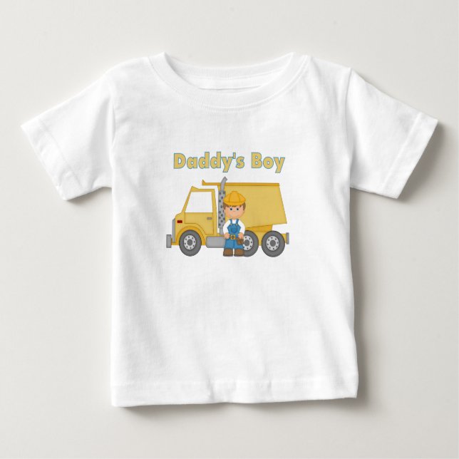 T-shirt Pour Bébé Daddy Boy (Devant)