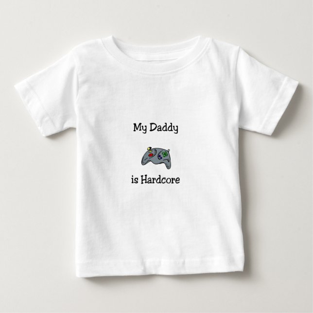 T-shirt Pour Bébé Daddy Hardcore (Devant)