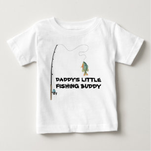 T-shirt Pour Bébé Daddy Little Fishing Buddy