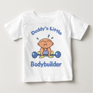 T-shirt Pour Bébé Daddy Petit Bodybuilder Enfants Sport Bodybuilding