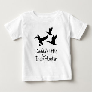 T-shirt Pour Bébé Daddy Petit Chasseur de canard Baby Bodysuit