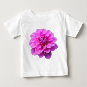 T-shirt Pour Bébé Dahlia rose (isolé)