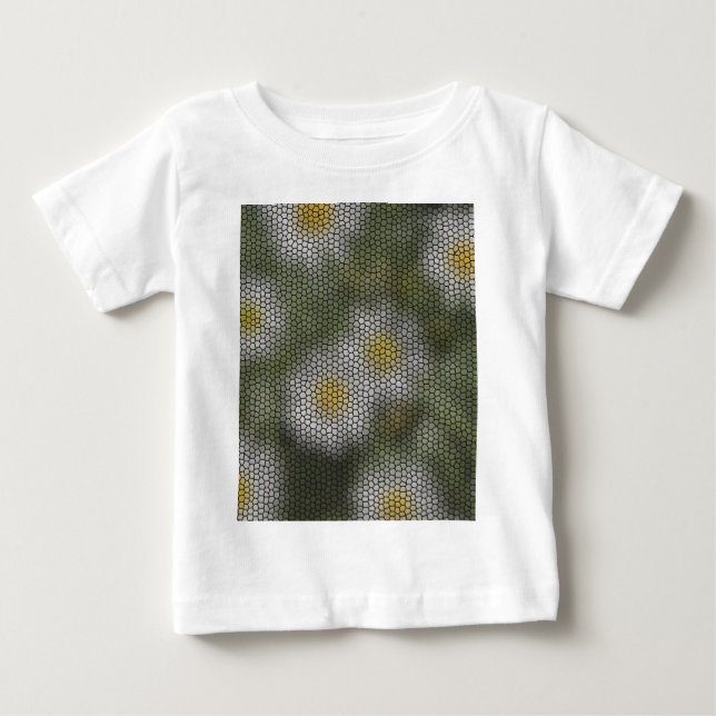 T-shirt Pour Bébé Daisis de style artistique moderne (Devant)