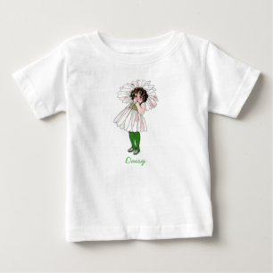 T-shirt Pour Bébé Daisy Enfant Fleur Enfantin Floral Vintage