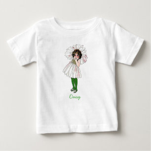 T-shirt Pour Bébé Daisy mignonne petite fille Fleur enfant Floral Vi