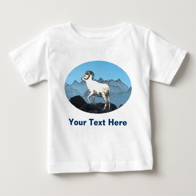 T-shirt Pour Bébé Dall's Sheep (Devant)